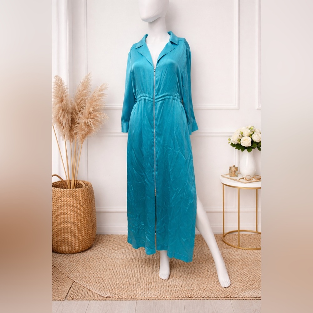 Maria Cecilia NYC Aqua Baroness Dress - Picture 2 of 3